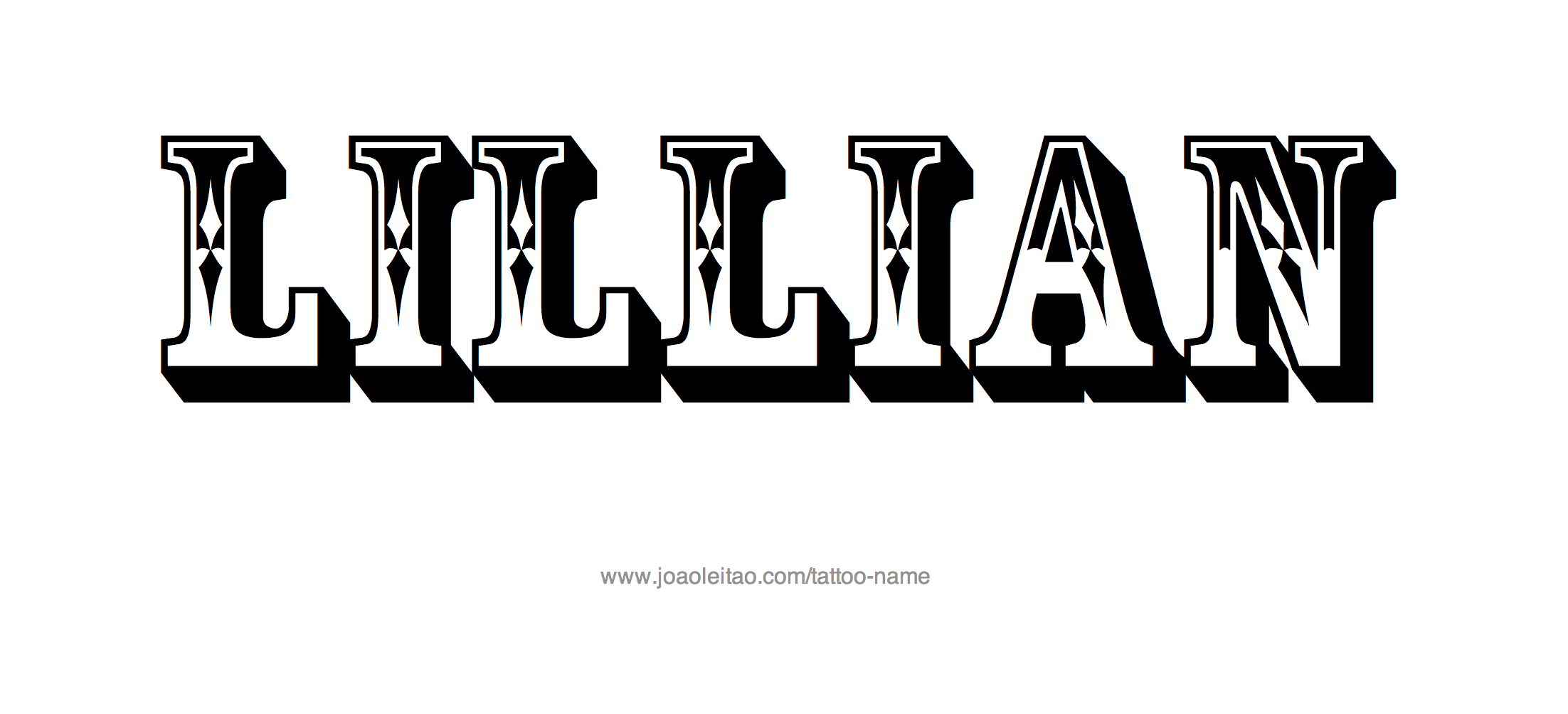 lillian-name-tattoo-designs